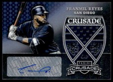 2018 Panini Chronicles Franmil Reyes Crusade Signatures Auto San Diego Padres
