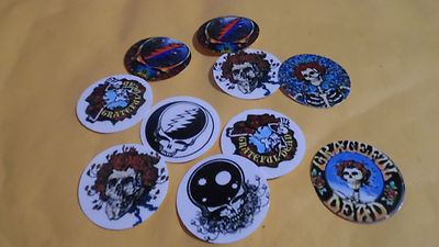 Pre Cut One Inch Bottle Cap Images Grateful Dead Skulls Free Shipping