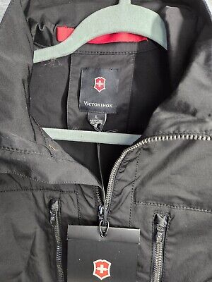 Victorinox Swiss Army Jacket Womens Sz L Black Full Zipper Victorinox Swiss Army Jacket Womens Sz L Black Full Zipper