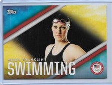 AWESOME 2016 TOPPS OLYMPIC MISSY FRANKLIN CARD #OD-11 ~ TEAM USA SWIMMING LEGEND