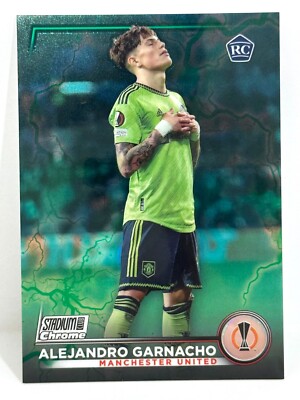 その他 TOPPS CHROME GARNACHO RC REFRACTOR PSA10 2023-24 Topps Chrome UEFA Alejandro Garnacho Future Stars