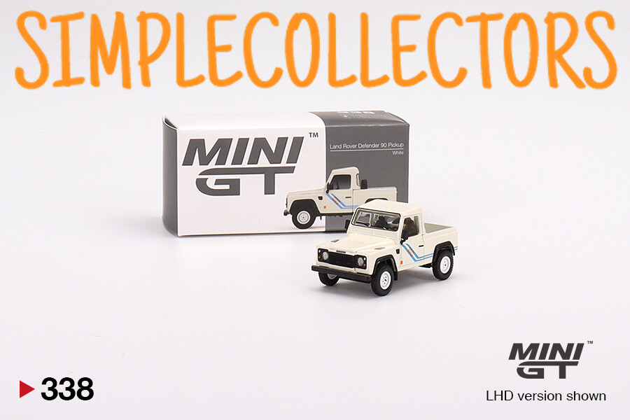Mini GT Land Rover Defender 90 Pickup (White) #338 | eBay