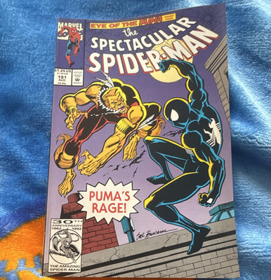Marvel The Spectacular Spider-Man #191 ,192,193!'' (Aug 1992) PUMA trilogy