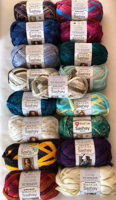RED HEART BOUTIQUE YARN-SASHAY, SEQUINS, SWANKY, METALLIC, BOHO, SPARKLE