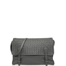 Bottega Veneta Shoulder Bag Dark Grey Calfskin Intrecciato zz022826e7