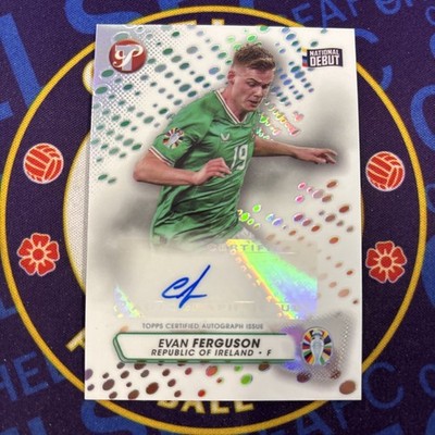 2023 Topps Pristine Evan Ferguson Road to UEFA Euro 2024 Auto Ireland