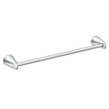 Moen BH4618CH Kasey 18 Inch Towel Bar Chrome Bathroom Rail New Metal Finish