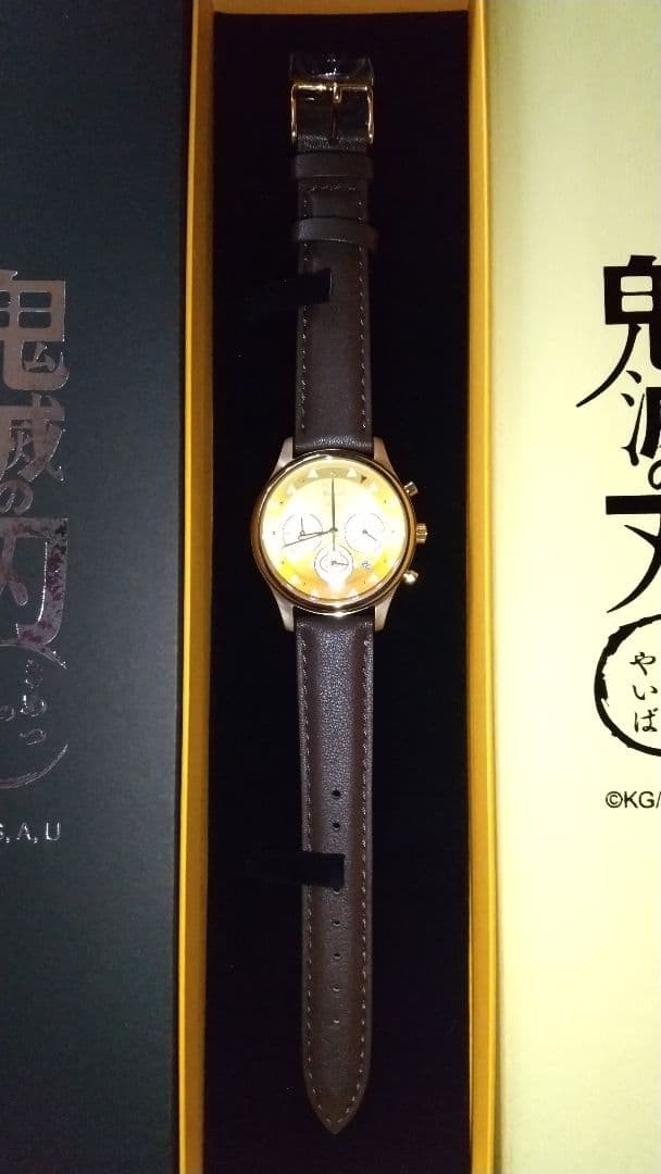 Demon Slayer TiCTAC Collaboration Design Watch Zenitsu Agatsuma Model