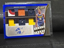 2019-20 Panini Absolute Bol Bol Tools of the Trade 6 Swatch Rookie Auto /25 RC