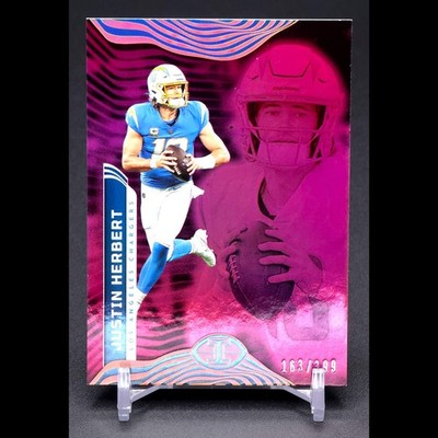 JUSTIN HERBERT 2022 Panini Illusions #48 Pink /399 San Diego Chargers