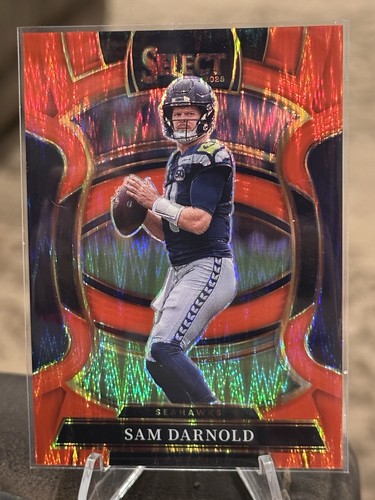 2025 Panini Select - Concourse Sam Darnold #13 Red Shock Prizm 127/249