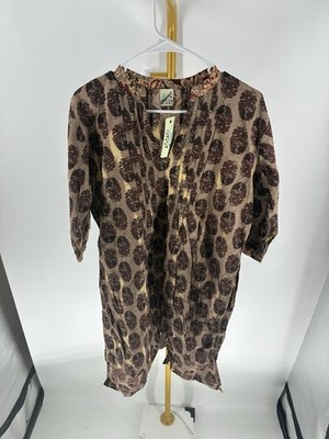 Jaded Gypsy Women s Brown Tunic With Pockets Size One Size