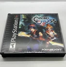 Chrono Cross (Sony PlayStation 1) Black Label 2-Disc Set With Manual See Pics!