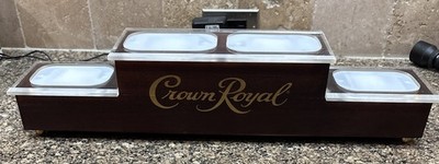 RARE HTF Crown Royal Whiskey Bottle Lighted Display Stand
