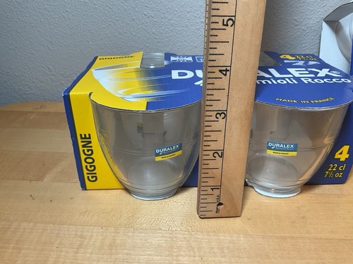 Set Of 8 Duralex 22 cl Gigogne Tumblers Clear Glass Tumbler- 22cl/ 7.5 Oz - New - Picture 9 of 9