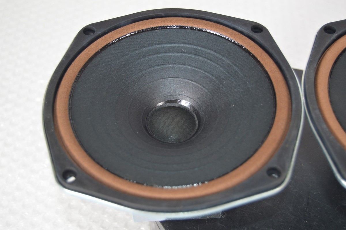 DIATONE P-610MB Full-Range Speaker Pair 16cm Tested Excellent W