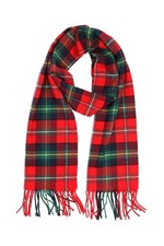 Scottish Tartan Plaid Cashmere Feel Winter Warm Scarf Unisex Red Green Chris...