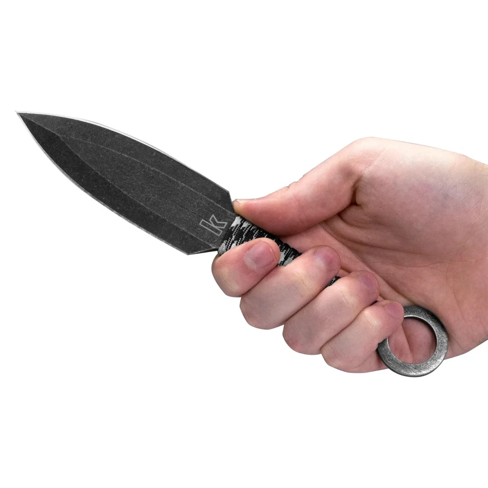 Cuchillos de lanzamiento Kershaw Ion 1747BWX 3CR13 acabado BlackWash de óxido negro Foto 4 de 4