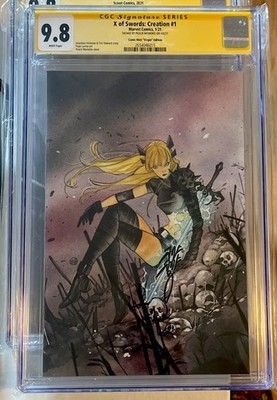 X of Swords: Creation #1 Signed By Peach Momoko Virgin Variant CGC 9.8 SS Comic