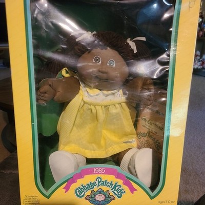 African American 1985 ARLANA BETTI COLECO Cabbage Patch Kids Doll papers in box 