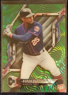 2018 Topps High Tek Green 29/99 Pattern 1 Byron Buxton #HT-BB