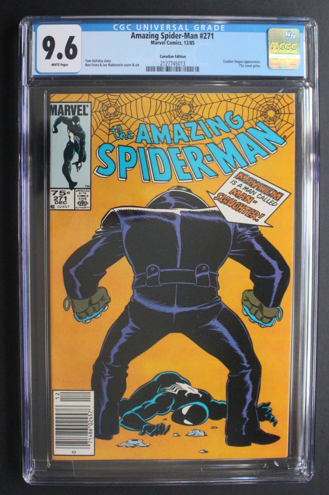 Amazing Spider-Man #271 Value - GoCollect, image size:1064x1600