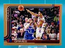 2025-26 Topps Basketball Quentin Grimes #25 Gold Parallel 1947/2025