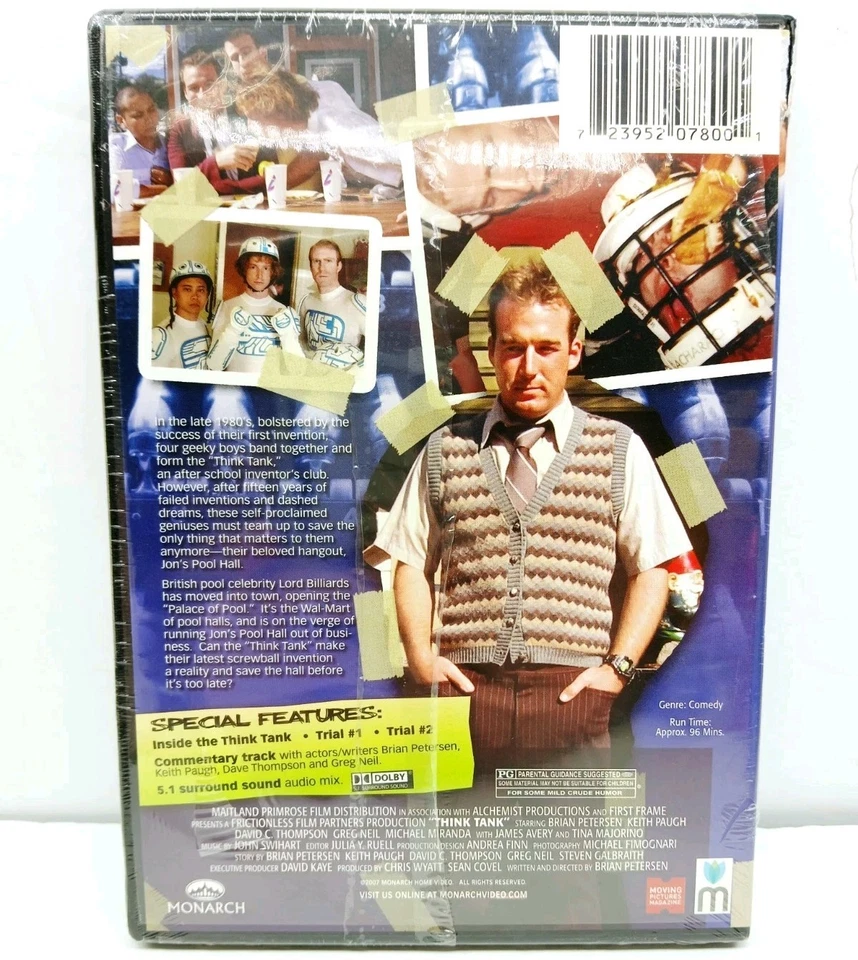ThinkTank (DVD) MP Films Producer Of Napoleon Dynamite (New Sealed) Foto 2 de 2