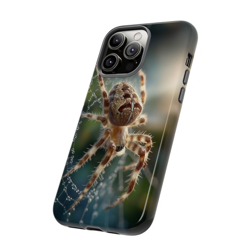 Brown Spider Wet Dew Web Phone Case for iPhone, Samsung Galaxy, Pixel - 第 66/241 張圖片