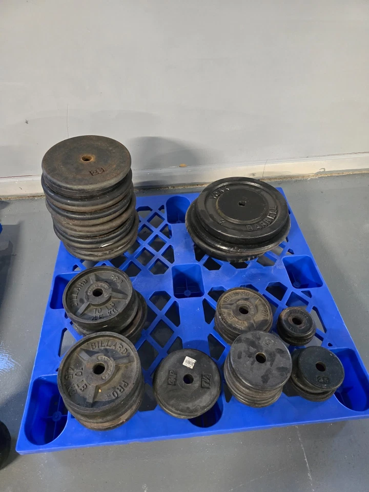 Lote de placas de levantamiento de pesas elige y elige ($1/lb) pesas olímpicas de 2,5 lb-45 lb Foto 4 de 4