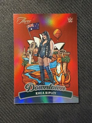2024 Panini Three Count WWE RHEA RIPLEY Downtown #8 Case Hit SSP