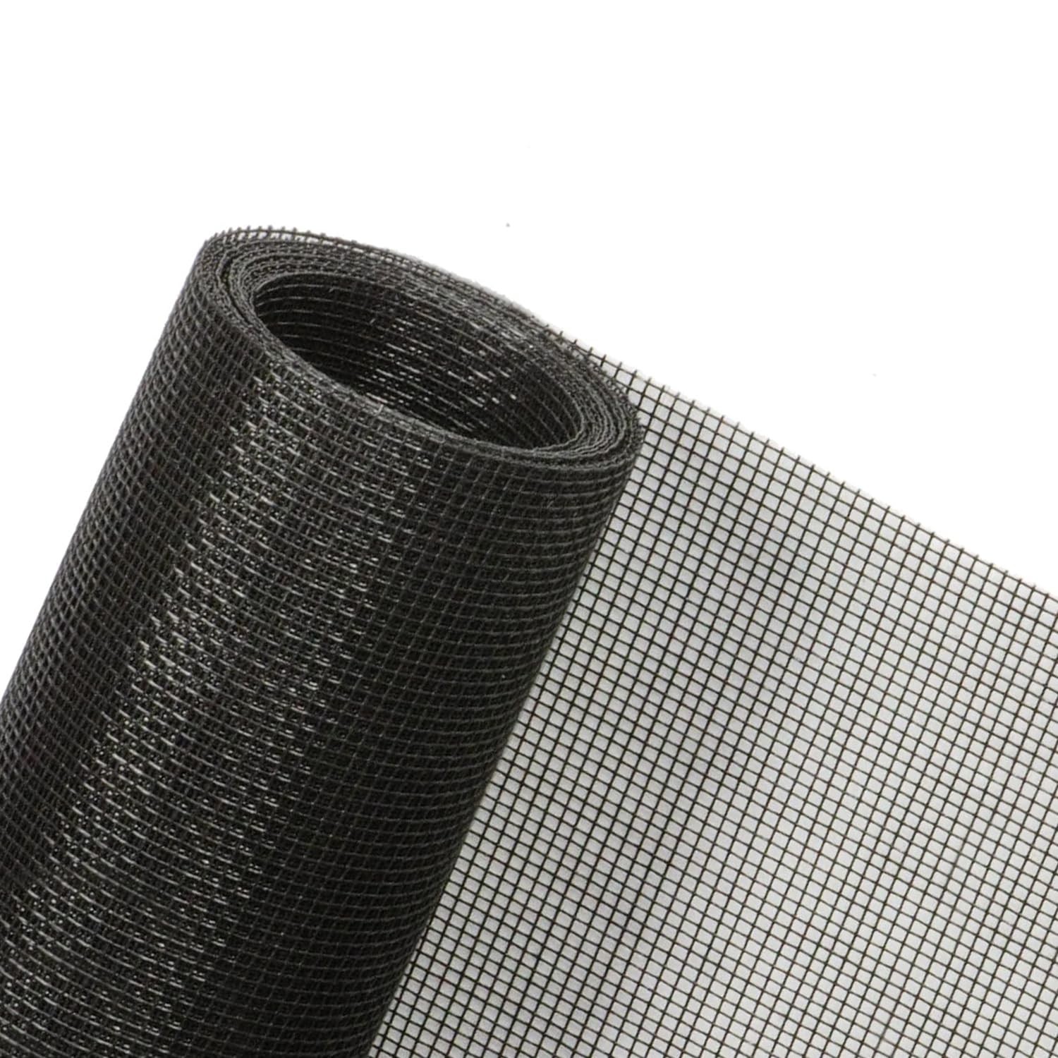 48-Inch x 100-Foot Adjustable Window Screen Mesh Replacement Roll for DIY Home Repair