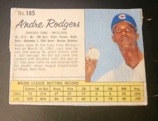 1962 Jell-O - Andre Rodgers #185