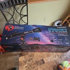 Celestron AstroMaster 70AZ LT Refractor Telescope Kit with Smartphone Adapter  