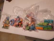 Lot de pièces en bois jouet oiseau (Asst)