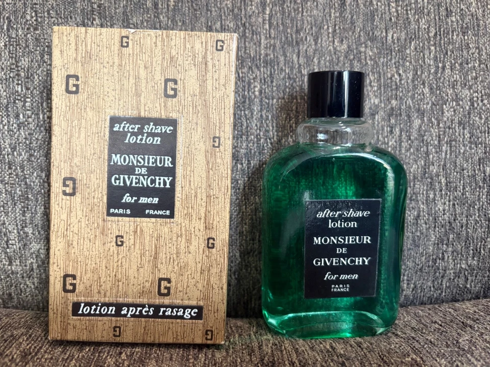 Loção pós-barba vintage HTF MONSIEUR DE Givenchy respingo FRANÇA 4 oz nova na caixa - Imagem 2 de 4