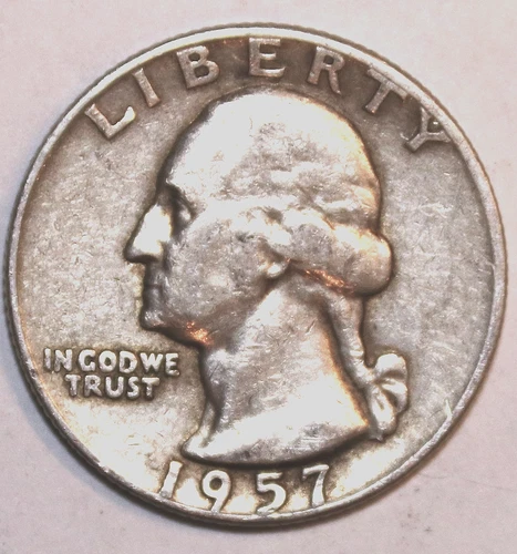 1957-D Washington Quarter - Extra Fine - #0826EA