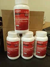 4X Extra Strength Pain Reliever - Acetaminophen 500mg - Fever Reducer Exp 11/27 