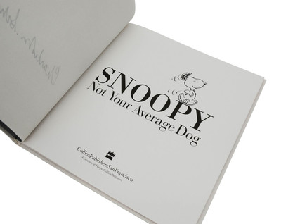 Snoopy Not Your Average Dog ~ SIGNED by CHARLES SCHULZ ~ First