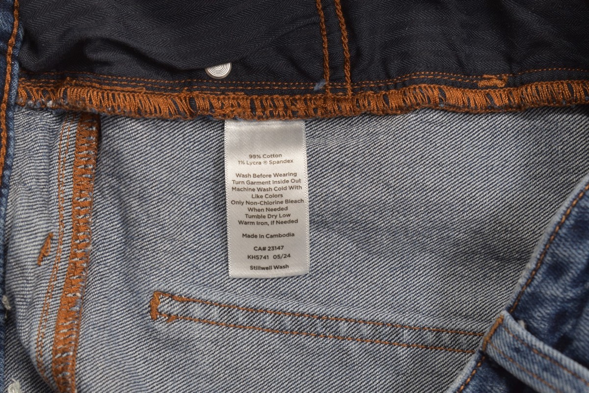 Talbots Women High Waist Relaxed Jeans Size 18 Blue Stillwell Wash Denim Cotton View 5