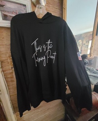 This Is The Turning Point Motivational Hoodie   Unisex Pullover Sweatshirt 2X