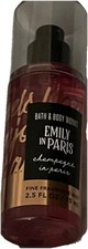NEW BATH  BODY WORKS CHAMPAGNE IN PARIS TRAVEL SIZE FINE FRAGRANCE MIST-2.5 FL