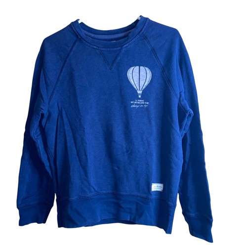 Acne Studios, Acne Studios Sweatshirt Vintage Mens Size XS Blue Hot Air Balloon Pure Cotton