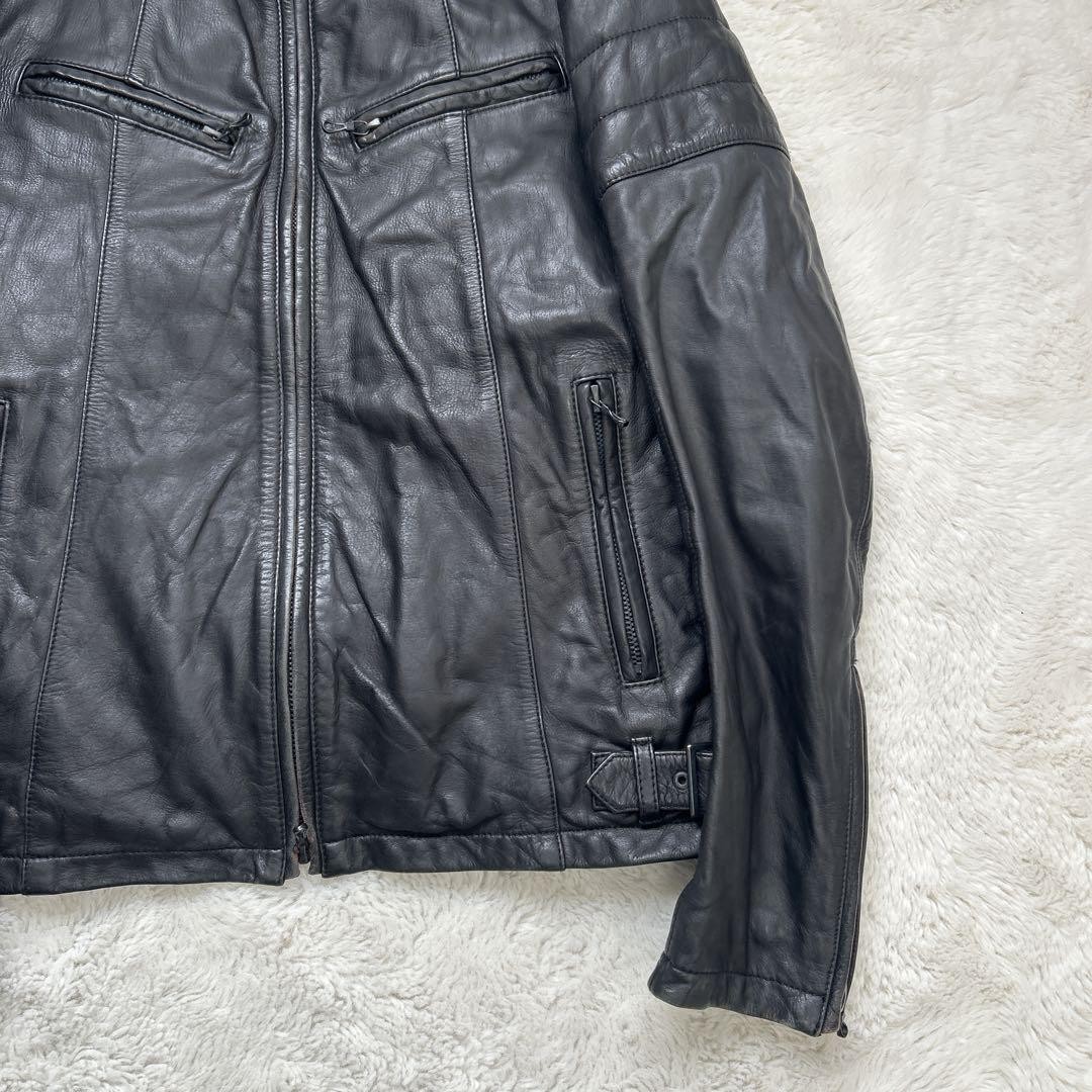 L Size Leather Jacket Shellac Shellac/Riders 48 B… - image 4