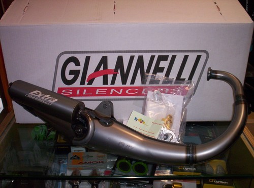 Marmitta Giannelli Extra V2 MBK Booster NG Yamaha BW'S Minarelli Verticale 50 2T