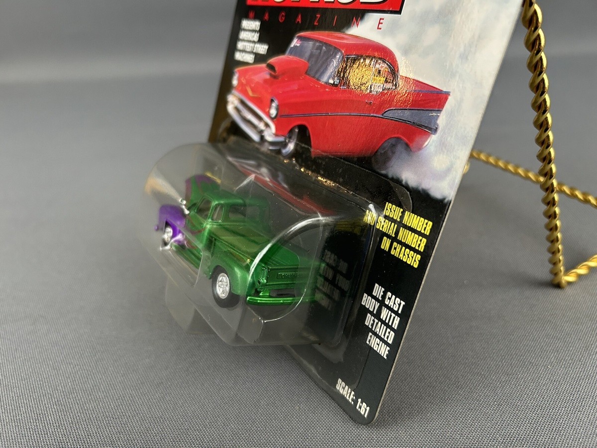 Racing Champions Hot Rod 1950 Chevy Pickup Truck Grn 1/61