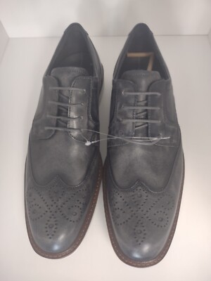 Ecco Biarritz Brogue Derby Oxford Dress Shoe Sz 42 US 8  