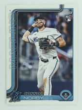 CONNOR NORBY RC Rookie 2025 Topps Miami Marlins #132