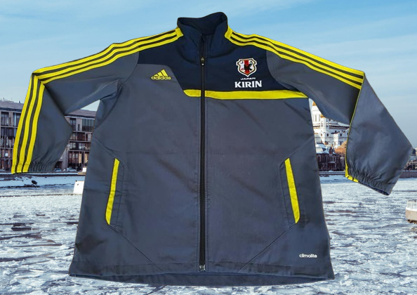 JAPAN 2013 TIRO13 PRESENTATION GRAY & YELLOW ADIDAS CLIMALITE