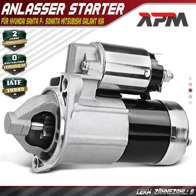 Anlasser Starter 1.2 kW 8 Zähnez. für KIA Magentis Sorento I Mitsubishi Grandis